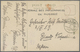 Br/ Lagerpost Tsingtau: Narashino, 1915/19, Nine Items: Money Letter Envelope Insured For 100 Y. Send By - China (kantoren)