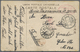 Br/ Lagerpost Tsingtau: Osaka, 1916, Nine Items: Money Letter Inbound From DAB "Sannomiya 5.6.16" W. On - China (kantoren)