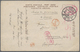 Br/ Lagerpost Tsingtau: Osaka, 1916, Nine Items: Money Letter Inbound From DAB "Sannomiya 5.6.16" W. On - China (kantoren)