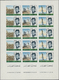 ** Katar / Qatar: 1957-2001, Collection In Large Album, Mint, Kennedy Imperf Se-tenant Complete Sheets, - Qatar