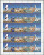 Delcampe - ** Katar / Qatar: 1957-2001, Collection In Large Album, Mint, Kennedy Imperf Se-tenant Complete Sheets, - Qatar