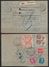 1927 COLIS POSTAUX BULLETIN EXPEDITION Alsace Lorraine GOETZENBRUCK MOSELLE FISCAL MERSON PAGNY CHEMIN FER EST AMBULANT - Covers & Documents