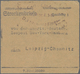 Br Deutsche Schiffspost Im Ausland - Seepost: 1934/1935, 10 "Streckenbrief-Verbinde-Zettel" Der Strecke - Autres & Non Classés