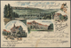Ansichtskarten: 1899 - 1905, Sammlung Von Etwa 500 Ansichtskarten Im Alten Illustrierten Postkarten- - 500 Postkaarten Min.