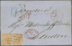 Br Altdeutschland: 1856/1870 (ca.), Lot Von Fünf Belegen Bayern Und Hamburg, Unterschiedliche Erhaltung - Collections
