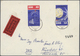 Br DDR: 1949/1964, Lot Von 39 Briefen Und Karten, Dabei Bessere Frankaturen, Verwendungsformen, Einzelm - Autres & Non Classés