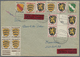 Br Französische Zone - Allgemeine Ausgabe: 1945/1947, Hochwertige Sammlung Mit 19 Briefen Und Karten, D - Andere & Zonder Classificatie