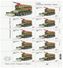 UKRAINE 2017 NEW! HISTORY OF FIREFIGHTING TRANSPORT. Mini-sheets With Labels Mi-Nr. 1658-61. MNH (**) - Feuerwehr