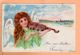 Cpa Carte Postale Ancienne - Illustrateur Buone Feste - Musicien Violon - 1900-1949