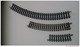 Trains électriques, Echelle N - 2 Rails Courbes - Virage 15° - Rayon 195 Mm - Track