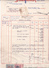 INVOICE,FRATII STOLLWERCK,BUCOVINA 1944,PERFINS PERFORES,REVENUE STAMPS,RARE!PATENT "SF", ROMANIA. - Perfin