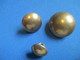 Delcampe - 22  Boutons /Militaria/ Bombé Lisse/ De Tailles Différentes / Origine à Déterminer /Vers 1900-1910      BOUT125 - Botones