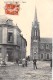 80 - BEAUCAMP LE VIEUX : L'Eglise ( Pharmacie LEROUX En 1er Plan - Animation ) - CPA -  Somme - Autres & Non Classés