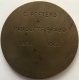 Médaille Bronze. C. Peeters. Parquets Brabo 1936-1961. 70 Mm - 103gr - Royal / Of Nobility