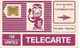 CARTE°-PUCE-POLYNESIE-PF2c -150U--SC4 Ob 7-TIKI  FUCSHIA- V° 5 Pe 11493-UTIL-TBE- - French Polynesia