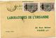 HAUTE VOLTA CARTE POSTALE BON POUR FLACON ECHANTILLON D'URISANINE DEPART DORI 19 DEC 27 HAUTE-VOLTA POUR LA FRANCE - Lettres & Documents