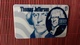 Prepaidcard Us 5 $ Thomas Jefferson (Mint,New) 2 Scans Very Rare - Sonstige & Ohne Zuordnung