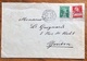 FRUTTA  FRAGOLE  HERO FRUITS CONFITS LENZBURG  CHIUDILETTERA ERINNOFILO SU BUSTA  DA NEUCHATEL A VERDON 1919 - Alimentazione