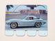 CHEVROLET CORVETTE STING RAY - Coll. N° 70 NL/FR ( Plaquette C O O P - Voir Photo - IFA Metal Paris ) ! - Plaques En Tôle (après 1960)