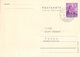 Liechtenstein 1944: Postkarte"Gämse"LBK No.27 (Courvoisier S.A. 43) Nach Vaduz, Mit O SCHAAN 25.X.46 (LBK CHF 45.00) - Enteros Postales