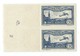 Lot 2 Timbres Poste Aérienne - Avion Survolant Marseille 1930 Neuf - 1927-1959 Neufs