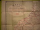 Belle Carte Du Maroc Routes Et Chemins De Fer 1926 - Wereld