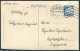 1940 (24/12) Iceland Reykholtsskolinn Postcard 10aur Dynjandi Waterfall Reykjavik Bridge Machine Cancel - Covers & Documents