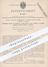 Original Patent - Franz Clouth , Rheinische Gummiwarenfabrik , Köln / Nippes , 1885 , Regulator Für Gasmotor | Gas Motor - Historical Documents