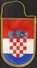 Basketball / Flag, Pennant / Croatia / Croatian Basketball Federation / HKS - Bekleidung, Souvenirs Und Sonstige