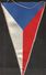 Basketball / Flag, Pennant / Czechoslovakia / Czechoslovak Basketball Federation - Bekleidung, Souvenirs Und Sonstige