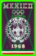 MEXICO - CALENDARIO AZTECA - OLYMPIQUE 1968 -  TRAVEL IN 1969 - LAPER - - Mexique