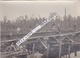 GUNY Ligne Du Chemin De Fer Guerre 14/18 - Photo Du Pont En Travaux Lors D'une Inspection Militaire Nov.1918 - Lieux