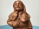 Oud Beeldje PATJOEPELKE 1939 Sculptuur In Terracotta Yvonne Waegemans Lokeren Kabouter Sprookje Dwarf Gnome Nain - Sonstige & Ohne Zuordnung