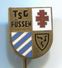 Volleyball, Pallavolo - TSG FUSSEN, Germany, Vintage Pin Badge, Abzeichen, Enamel - Volleyball