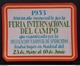 1953 CALENDARIO FERIA INTERNACIONAL DEL CAMPO. - Tamaño Pequeño : 1941-60