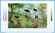 INDONESIA 2016 BUTTERFLY FLOWERS OVPT BANDUNG 2017 PERF & IMPERF 2 MS SHEETLET STAMPS MNH - Indonésie