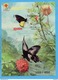 INDONESIA 2016 BUTTERFLY FLOWERS OVPT BANDUNG 2017 PERF & IMPERF 2 SS SOUVENIR SHEET STAMPS MNH - Indonésie