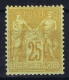 France: Yv Nr 92  Mi 78 Postfrisch/neuf Sans Charniere /MNH/**  Taches De Coin En Haut à Droite Petit Spot Dans La Gomme - 1876-1898 Sage (Tipo II)