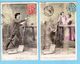 Serie De 5  Cpa Carte Postale Ancienne - Le Rapin S Amuse - Collections, Lots & Séries