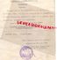 87- LIMOGES-GUERRE 1939-1945-WW2- RARE DOSSIER RESTOIN RENE ST - SAINT BRICE-SAINT JUNIEN-ORDRE MISSION-RESISTANCE 1940 - Cheques En Traveller's Cheques