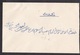 Yemen (Kingdom): Small Cover (125x80 Mm), 1950s, 1 Stamp, Flag, Sword, Rare Real Use (traces Of Use) - Yemen