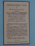 DP Anna Catharina BORGERS (Stessens) RETHY 9 Juni 1859 - Borgerhout 7 Jan 1936 ! - Décès