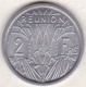 ILE DE LA REUNION. 2 FRANCS 1973 . ALUMINIUM . - Reunión