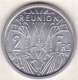 ILE DE LA REUNION. 2 FRANCS 1973 . ALUMINIUM . - Réunion