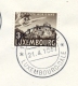 Luxembourg - 1947 - 3 Stamps On R-First Flight Cover Wiltz To Basel (and Back) - Brieven En Documenten