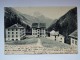 SVIZZERA Schweiz Suisse Maderanertal Hotel Alpenclub AK Old Postcard - Otros & Sin Clasificación