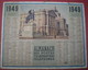 ALMANACH DES POSTES ET DES TÉLÉGRAPHES  1949 - Le Château De Versailles, Statue De Louis XIV - Grand Format : 1941-60