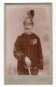 Roubaix Homme En Uniforme Militaire Medailles Ancienne Photo CDV Quequin 1900 - War, Military