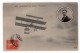 France Aviation Leon Cheuret Sur Biplan Farman Ancienne Carte Postale CPA Vers 1911 - ....-1914: Précurseurs