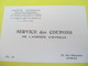 Carte Commerciale/Banque /Service Des Coupons /Société Générale / Agence D'EVREUX//1939   CAC37 - Bank & Versicherung